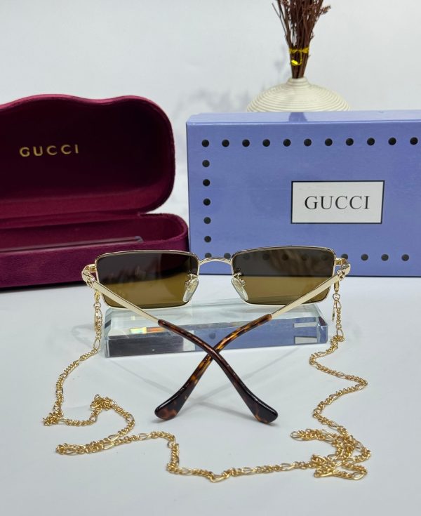 Gucci Unisex Sunglasses - Image 6