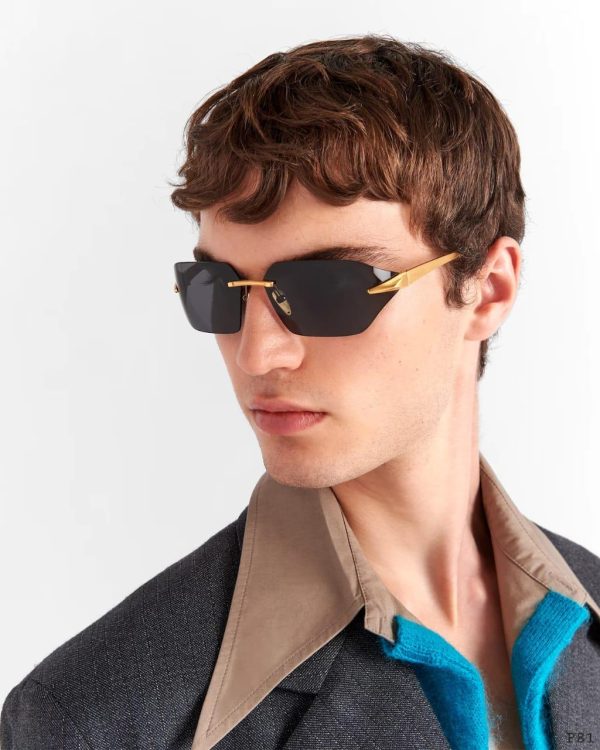 Prada Men PR A55S Sunglasses - Image 4